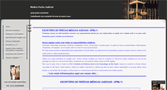 Desktop Screenshot of medicoperitojudicial.com.br